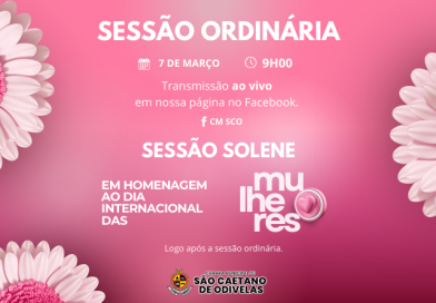 CONVITE SESSÃO SOLENE: EM HOMENAGEM AO DIA INTERNACIONAL DAS MULHERES